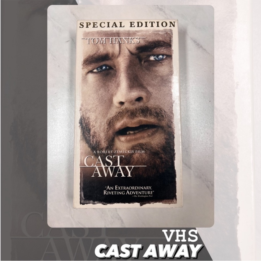 EUC Cast Away (2000) VHS